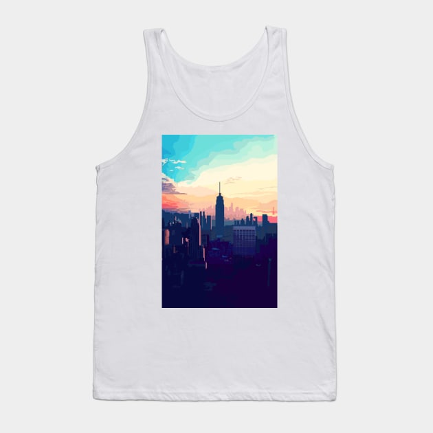 Pixel New York Tank Top by Segrom